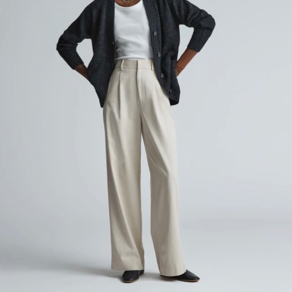 EVERLANE The Way-High Drape Pant 12S NWT